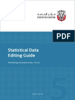 5- Statistical Data Editing Guide
