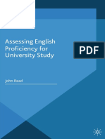 Assessing English Proficiency For University Study