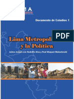 Lima Metropolitana y la Política(1)
