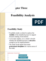 Chapter Three Feasibility Analysis