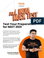 Test Your Preparation For NEET 2021: Anand Prakash