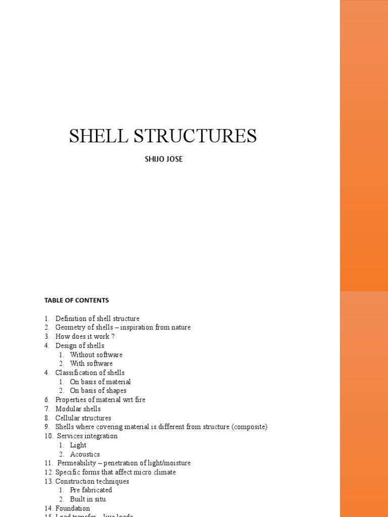Understanding Shell Structures in Architecture | PDF | Curvature ...