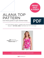 Alana Top Pattern: Print OUT & Keep