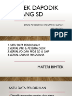 Materi Bimtek Dapodik SD Tahun 2021