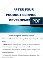 Chapter Four Product/Service Development: Entrep Lecture Slide, 2020