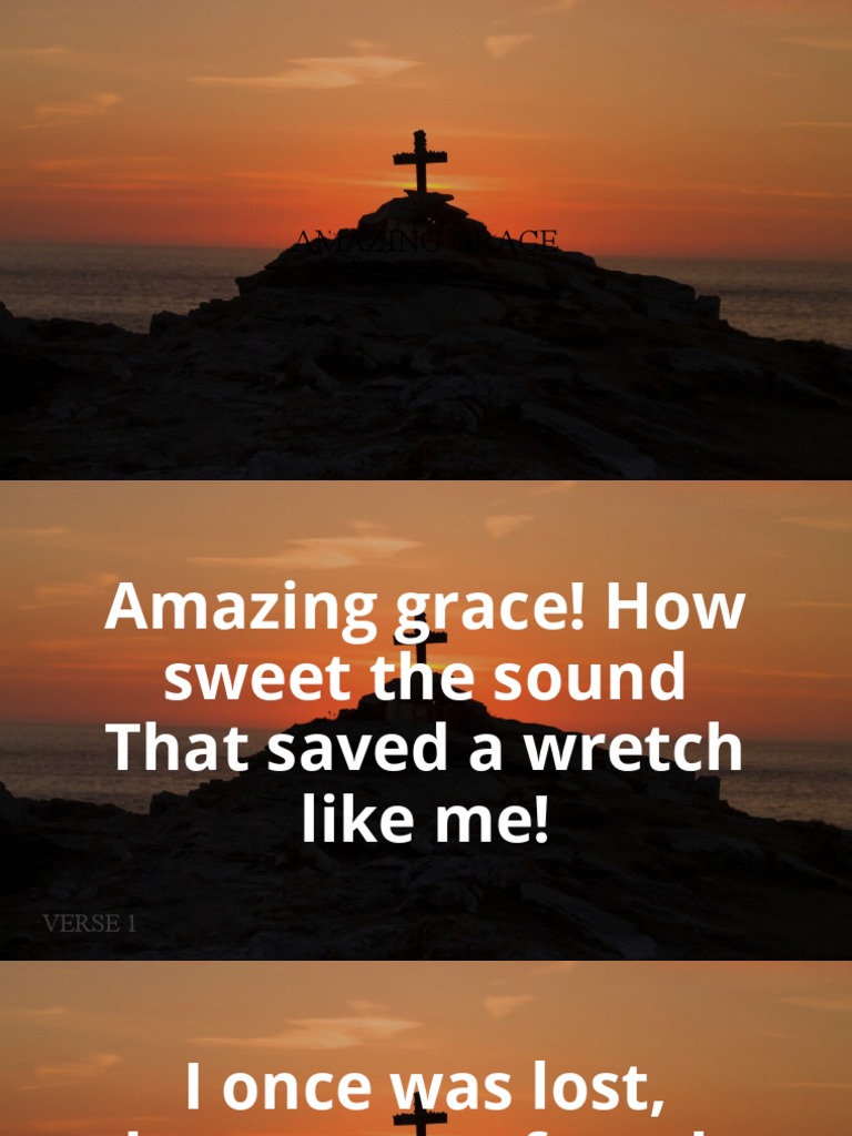 Amazing Grace - John Newton (Hymn) PPTX-Worship Free Resource | PDF