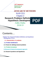 Business Research Methods: BAIS 2211