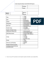 ICS Production Center Inspection Report Format - Inspector