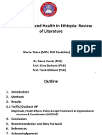 Air Pollution and Health in Ethiopia: Review of Literature