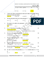 X - Mathematics - Regular Solution - 05.05.2019