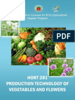 Production Technology of Vegetables