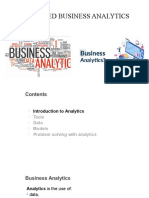 Advanced Business Analytics