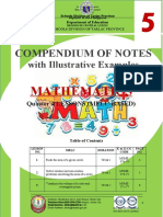 Math 5 Compendium of Notes 4th Quarter