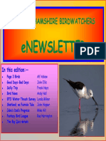 Nottinghamshire Birdwatchers Newsletter November 2012