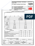 Project: Layyah Combined Cycle Power Plant: Sub Station: Equipment: Panel Type Bay Ref: Date