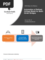 Automation of Refined Grillage Model For Multi-Girder Bridges