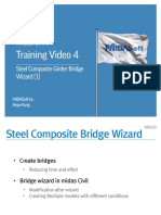 Training Video 4 - Steel Compositie Girder Bridge Wizard