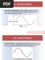 RMS Values of Common Waveforms | PDF