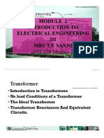 Introduction To Electrical Engineering III Mrs T.F. Sanni: GEC228 Module 2