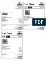 Postage labels for SME project