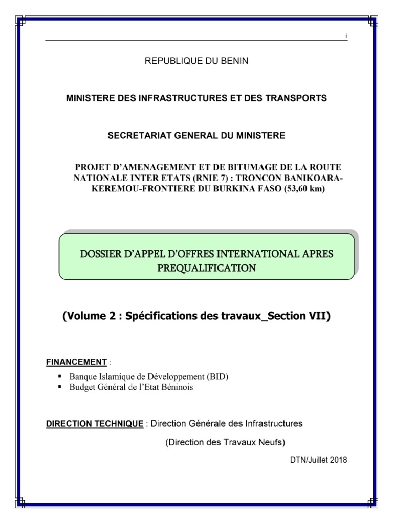 Exemple De Compte Rendu De Chantier Word CCTP 1 Word | PDF | Béton | Pont