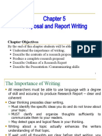 Proposal and Report Writing: Chapter Objectives
