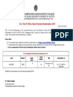 Geography Part III G Practical Examination 2021