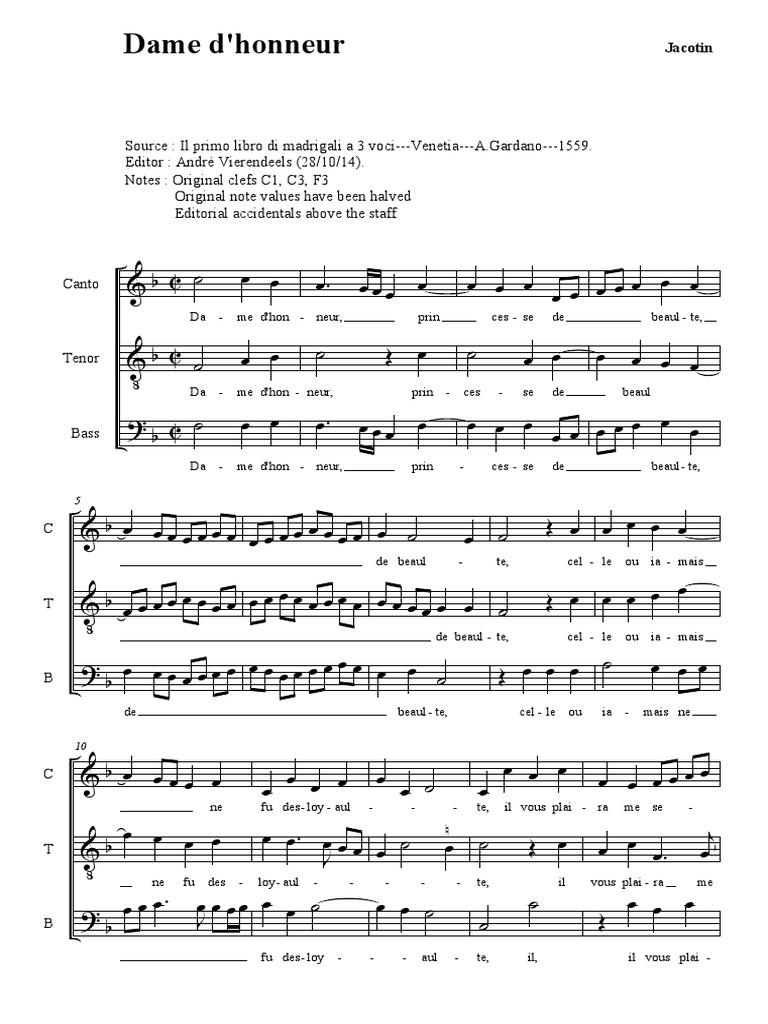 Jacotin-Dame - D'honneur A3 | PDF