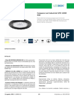 Campana Led Industrial UFO 100W SSD