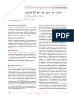 Update On Brachial Plexus Surgery in Adults