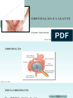 Dieta para obstipação e laxante