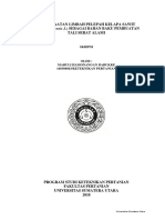 Pemanfaatan Limbah Pelepah Kelapa Sawit (Elaeis Guineensis J.) SEBAGAI BAHAN BAKU PEMBUATAN Tali Serat Alami