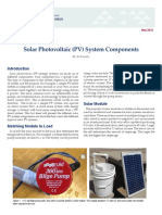 Solar Photovoltaic (PV) System Components: Az1742 May 2018
