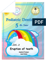 2-Eruption of Teeth