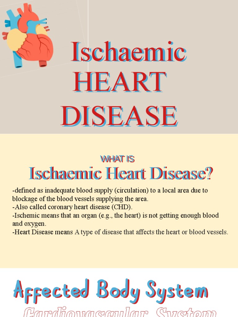 Understanding Ischaemic Heart Disease | PDF | Myocardial Infarction ...