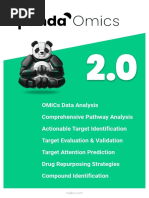 PandaOmics 2.0 - Updates - Brochure