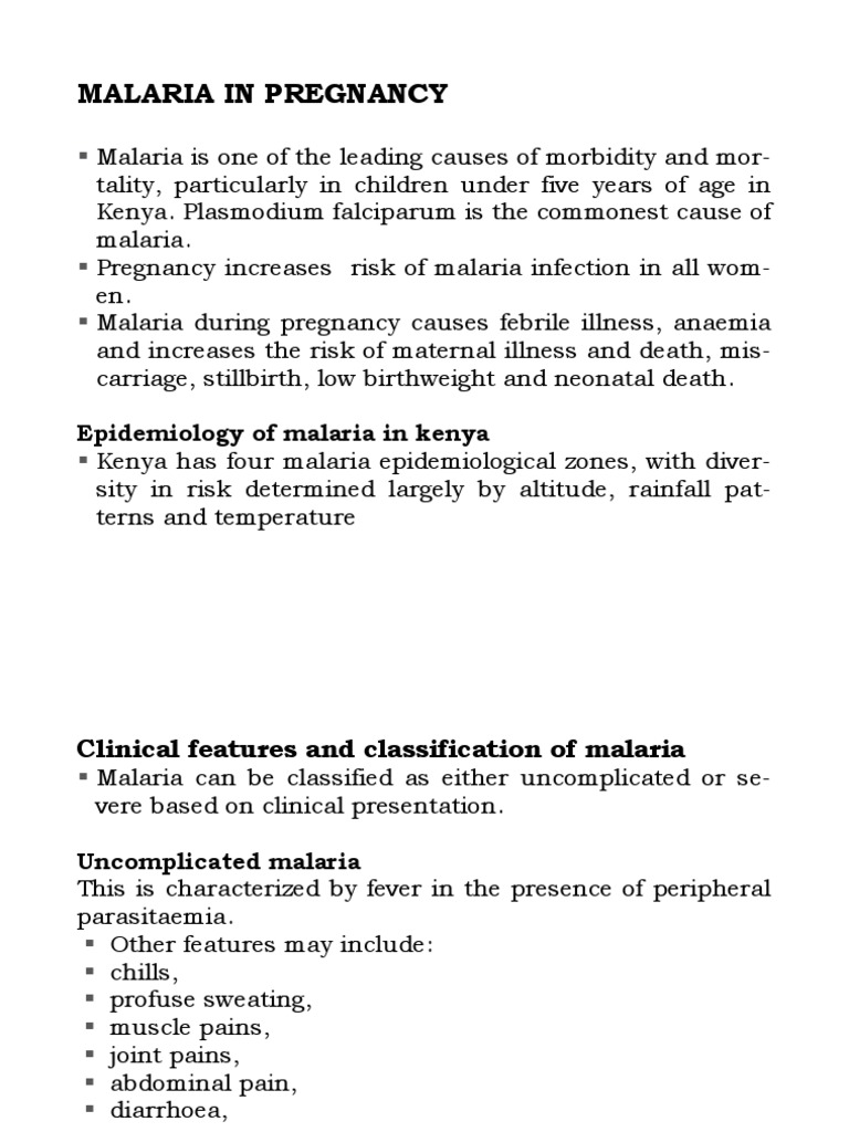 MALARIA KENYA GUIDELINES visual data 4
