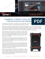 Lu300 Hevc: Powerful Compact Hevc Field Unit For On-The-Go Live Streaming