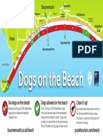 Dogs On Beach Leaflet