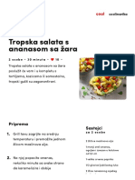Tropska Salata S Ananasom Sa Žara - Coolinarika
