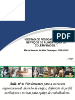 Gestão de Pessoas Aplicada A Serviços de Alimentação de Coletividades.