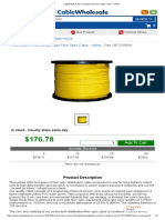 1,000ft Bulk 6 Fiber Singlemode Fiber Optic Cable - Yellow