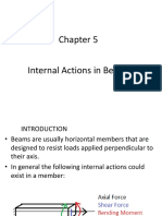 CH 5 - Internal Forces in Beams