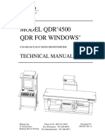 Hologic QDR-4500 Bone Densitometer - Service Manual