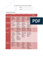 Rúbrica para Evaluar Poesía