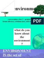 The Environment: Conversation Class 2 - Projeto Incluir Bruno Oliveira, Cristiana Lara, and Nathan Vinicius