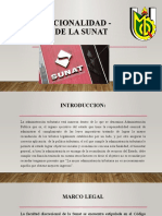 La Discrecionalidad - Facultad de La Sunat