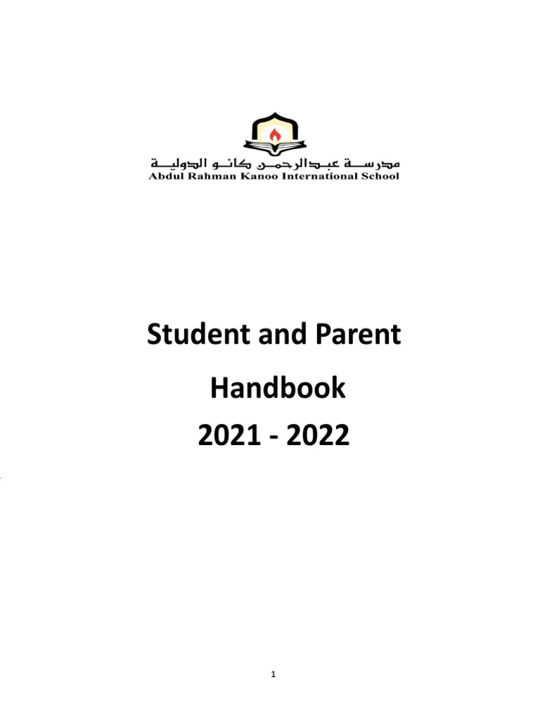 ARKIS Student and Parent Handbook 2021-22 | PDF | Curriculum | High ...