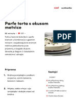 Parfe Torta S Okusom Metvice - Coolinarika