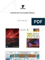 Aula 1 de Comunicações Ópticas - CEFET/RJ